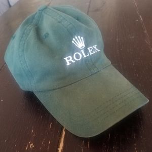 Iconic green vintage Rolex baseball cap